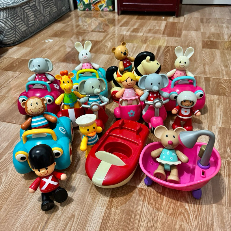 Preloved ELC Toybox Rosie Rabbit And Motor Car (BACA DESKRIPSI) - Mainan bayi kendaraan mainan elc t