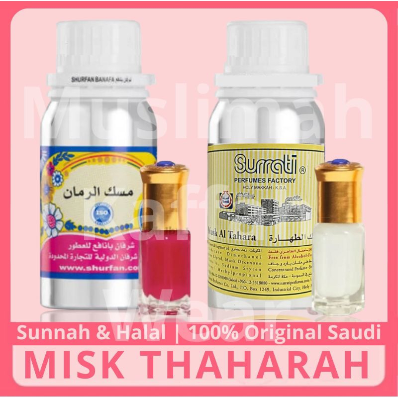 Misk Thaharah Original 100% Saudi Musk Al Tahara Parfum Misk Thaharah Saudi Musk Thaharah Parfum Mis