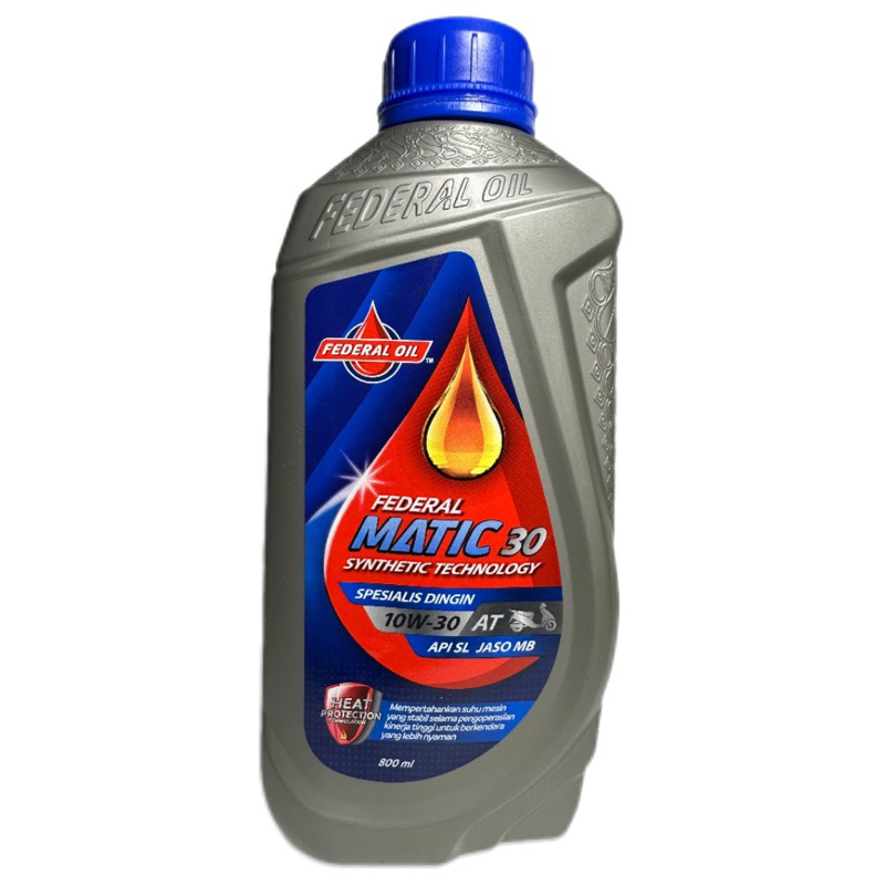 Oli Federal Matic Silver 800ml Oli Mesin Motor Matic Federal Matic 0,8ml Oli Ultratec Federal Matic 