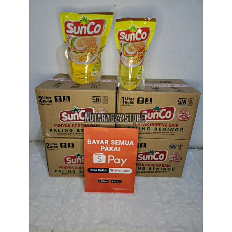 

Minyak goreng sunco refill sunco 1L&2L(Jatim) COD PROMO