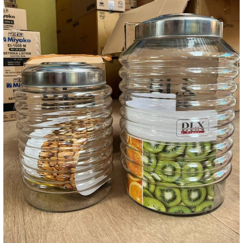 DLX Toples Kerupuk, Toples Kaca