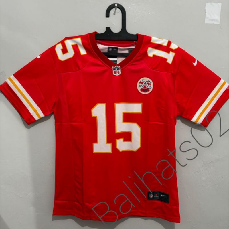 BIG SIZE 5XL 6XL JERSEY NFL KANSAS CITY CHIEFS PATRICK MAHOMES MERAH