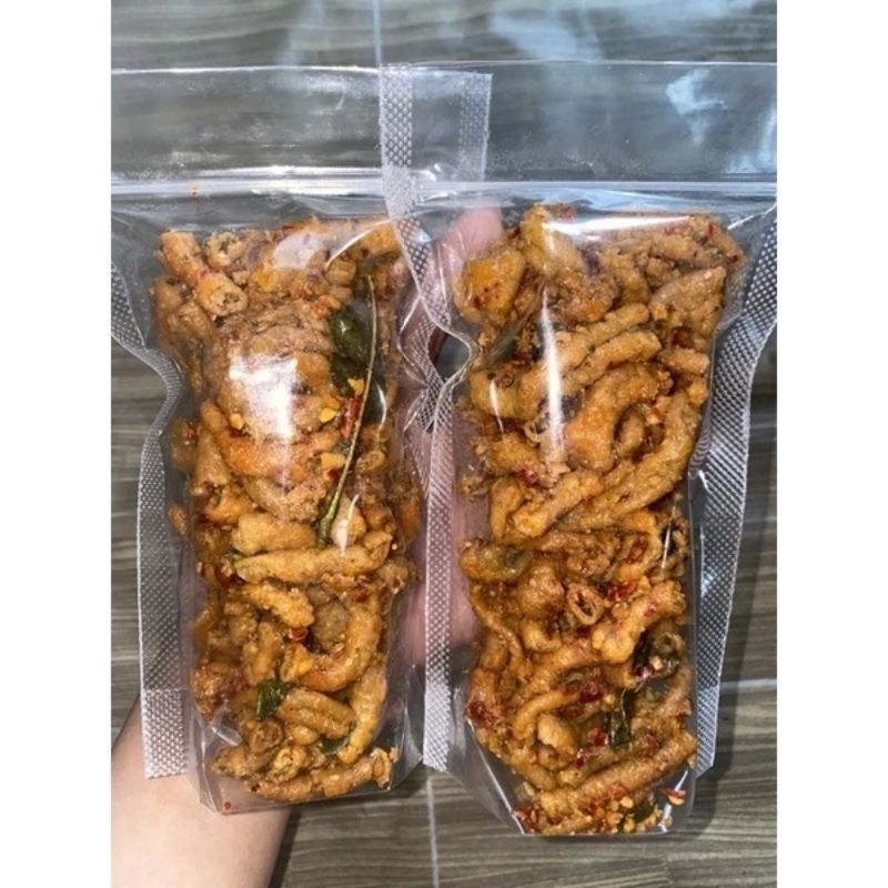 

usus crispy renyah gurih pedass ukuran sampe 1kg