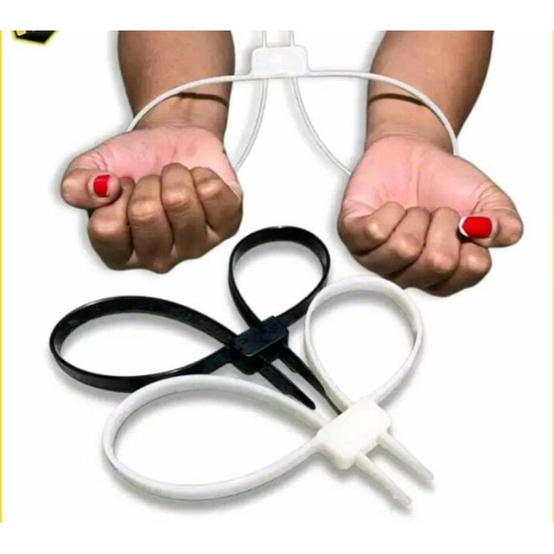 borgol plastik borgol tangan/tali borgol plastik tangan pengamanan