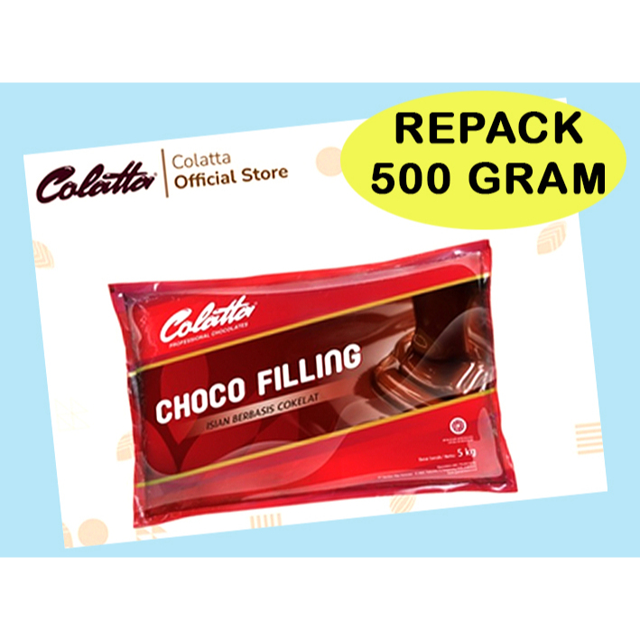 

Selai Coklat Colatta REPACK 500 Gram Choco Filling Cokelat Isian Olesan