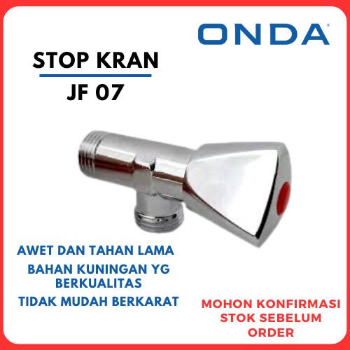 Stopkran ONDA . Kran shower onda JF 07 Kran toilet Kran monoblock