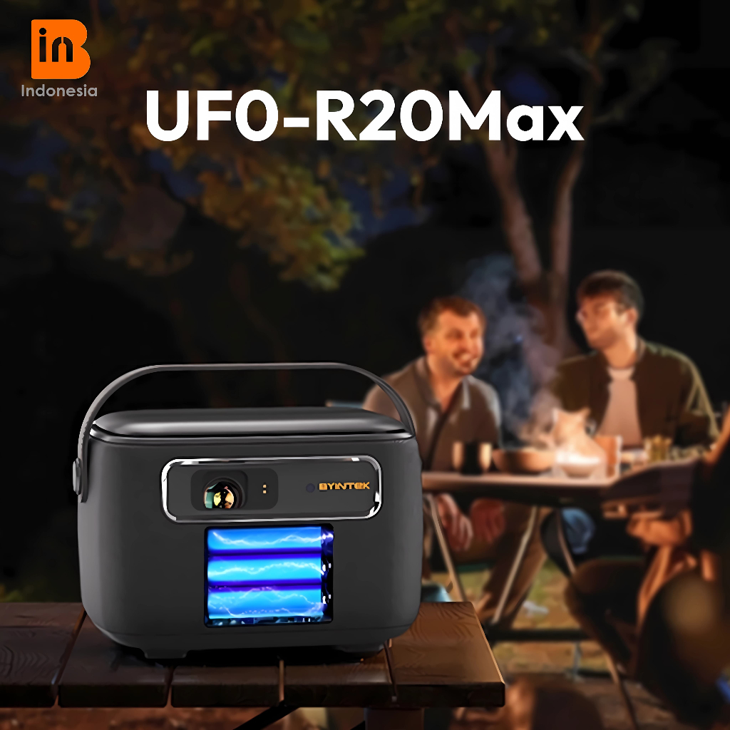 BYINTEK R20 Max Original Android TV 4K Smart Mini Portable Smart Video 1080P 3D DLP LED Wifi