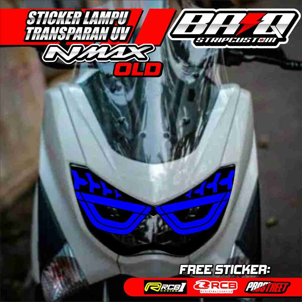 03 STICKER LAMPU ALIS DEPAN NMAX OLD - STICKER LAMPU ALIS DEPAN NMAX OLD MOTIF ABSTRAK