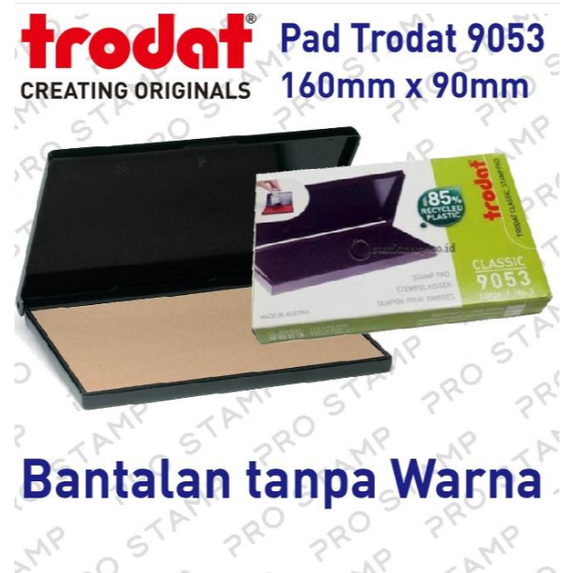 

BANTALAN STEMPEL TRODAT TANPA TINTA 9053 S3 / KOTAK STEMPEL TANPA TINTA