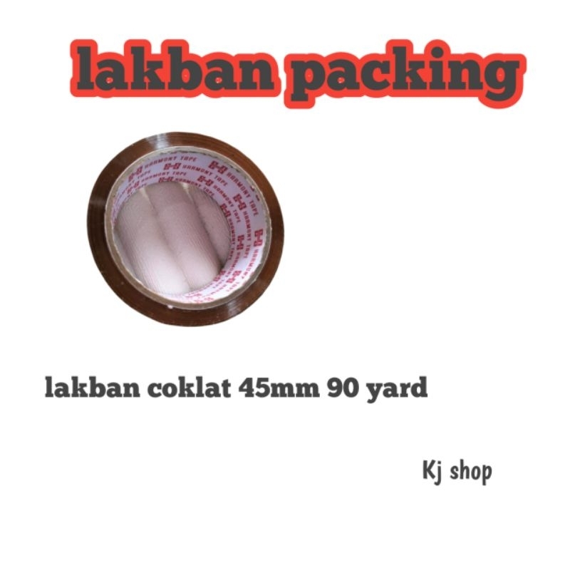 

Lakban Packing Coklat 45mm 90 Yard lakban packing