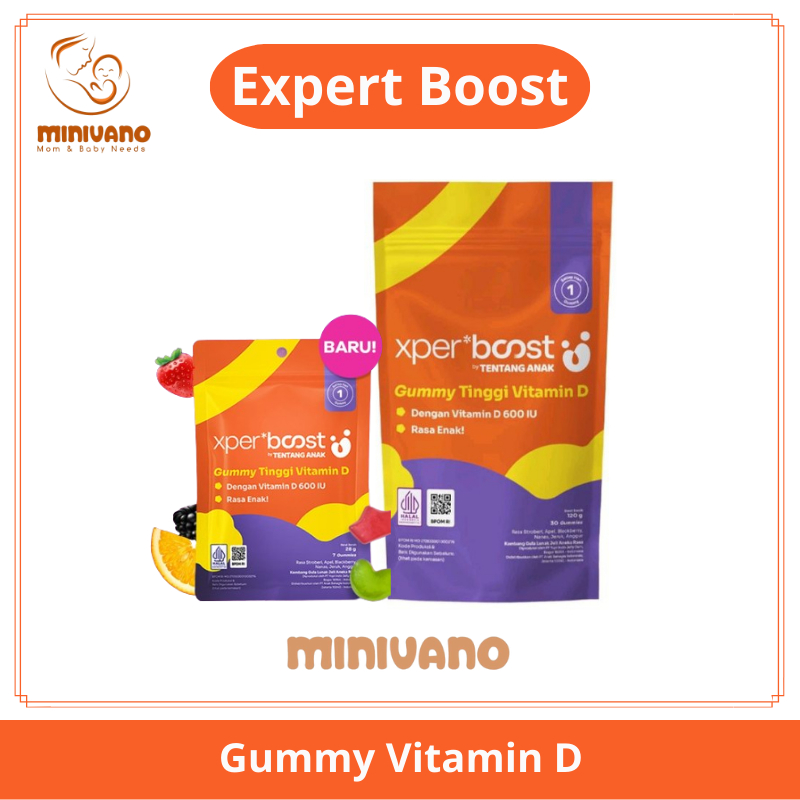 Expert Boost Gummy Vitamin D - 600 IU Vitamin Anak by Tentang Anak