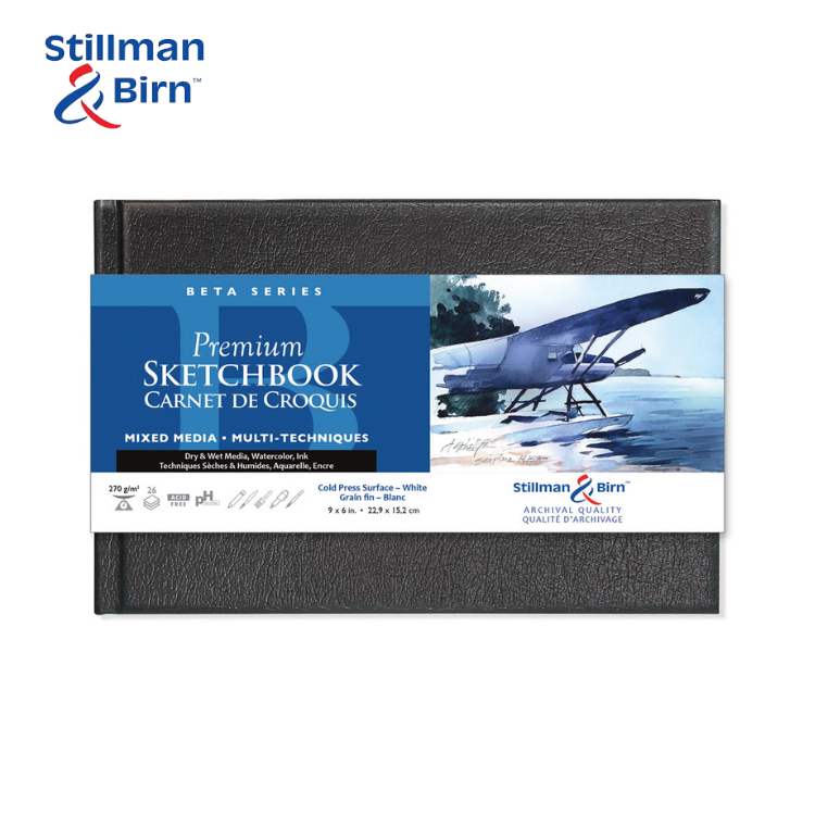 

STILLMAN & BIRN Beta Hardbound Series Premium Sketchbook Mixed Media 26 Sheets