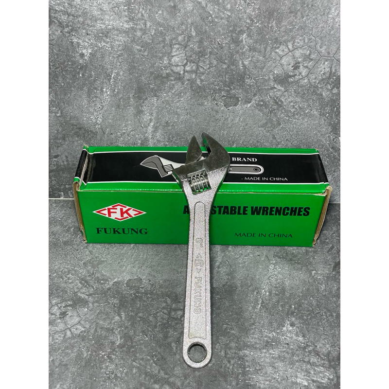 kunci inggris fukung 8inch / kunci inggris fukung 8" fukung / kunci inggris fukung 8inch