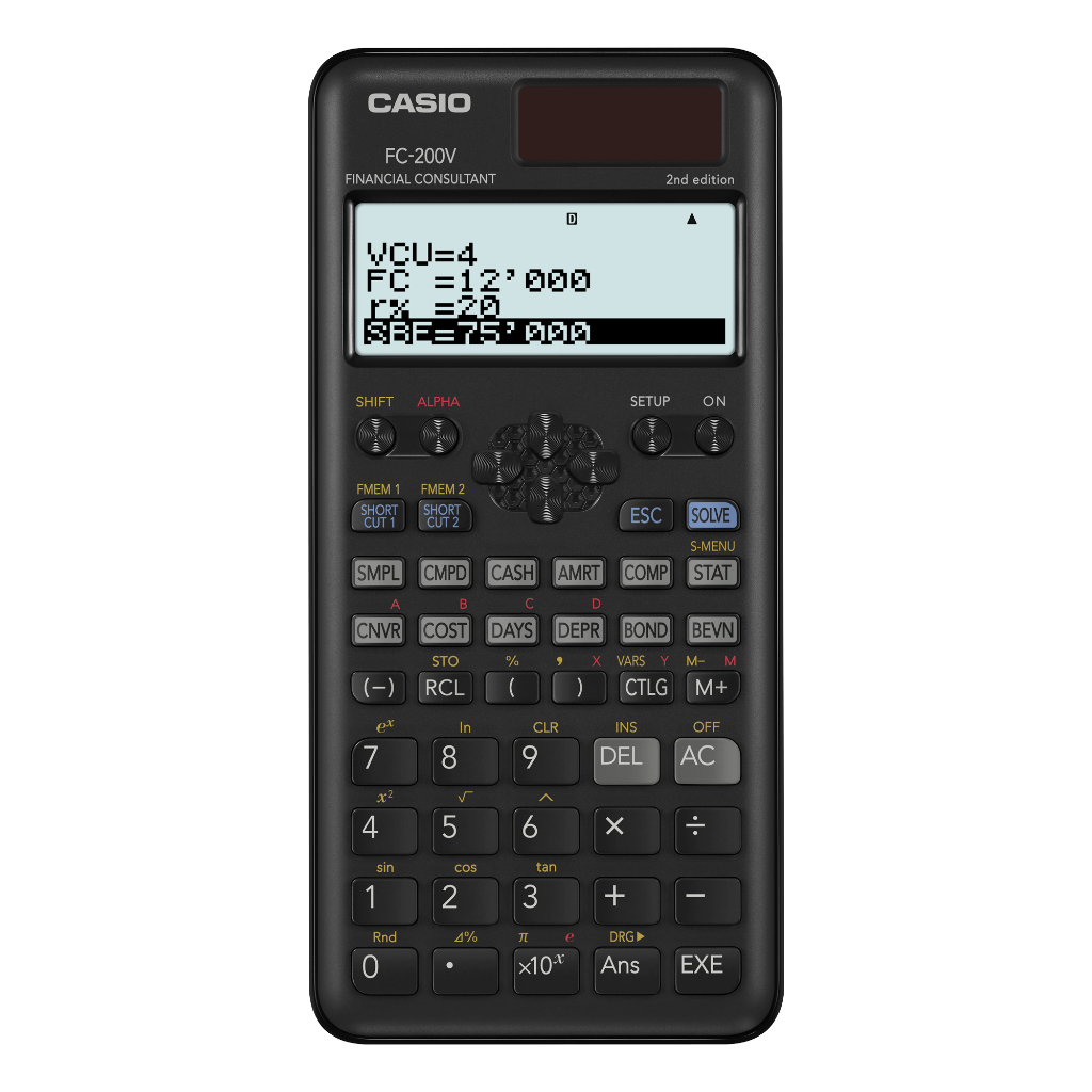 

Kalkulator Financial/Keuangan Casio FC-200V
