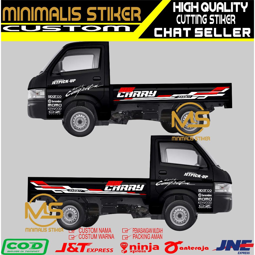 Stiker mobil pick up new carry sticker bodi mobil new carry stiker new carry stiker mobil pickup