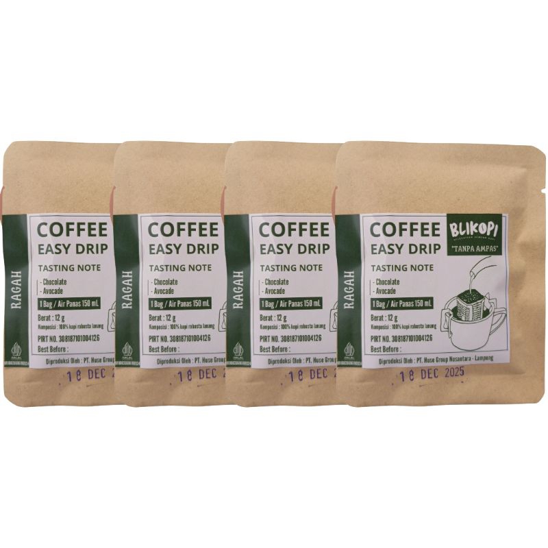 

Paket Bundling Kopi Drip (Tanpa Ampas) Ragah Isi 4