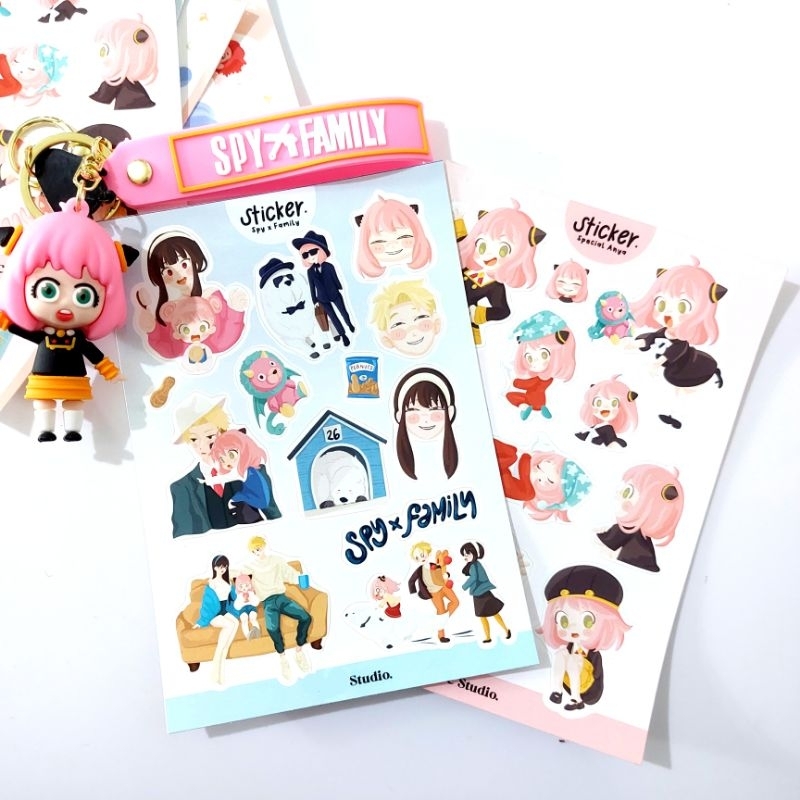 

Sticker Anime Spy x Family Anya / Stiker Jepang Vinyl Waterproff