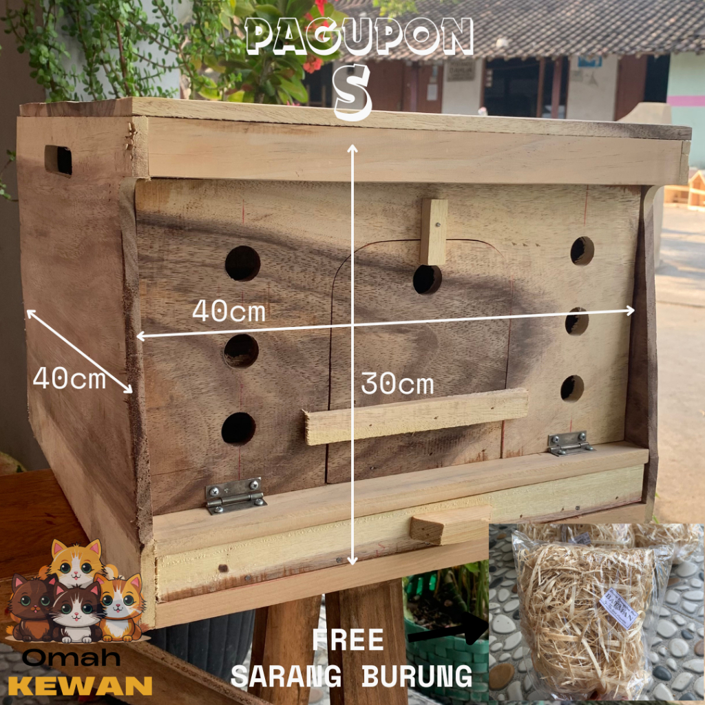 Gupon merpati model ukir S