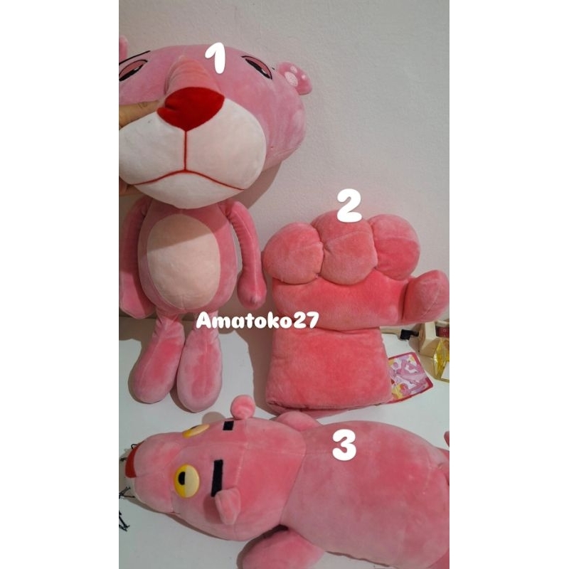 Pink panther boneka pink panther miniso original brand