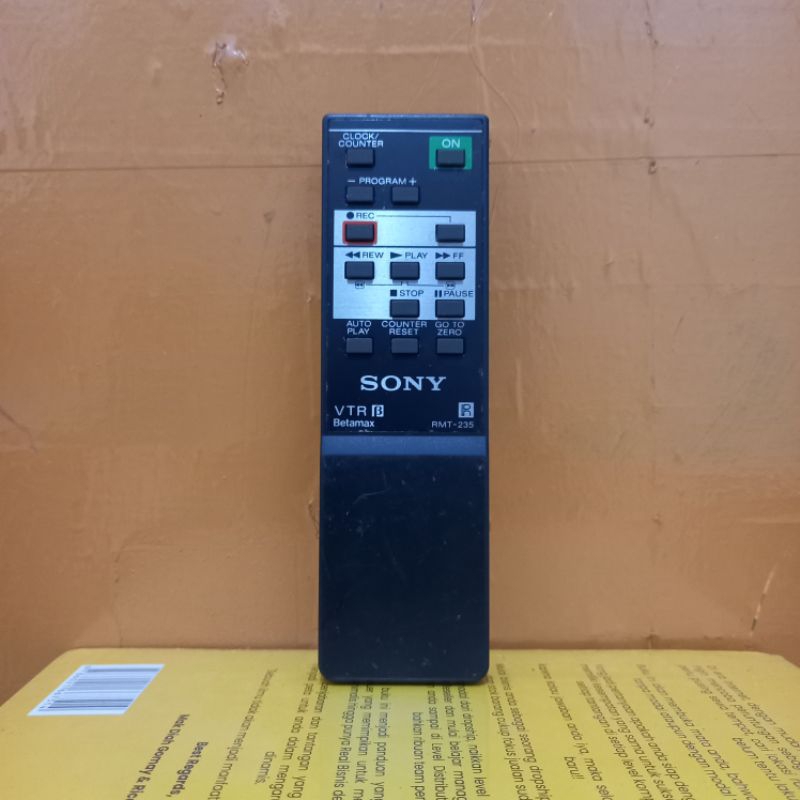 REMOTE VTR SONY BETAMAX SERI RMT-235 ORIGINAL