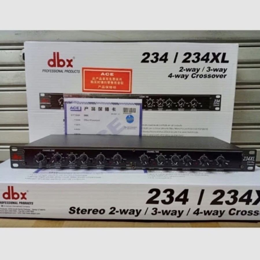 CROSSOVER DBX 234XL STEREO 2/3/4 WAY ORIGINAL