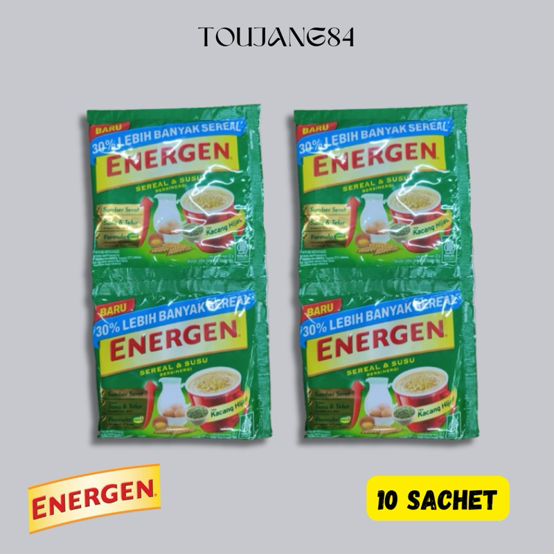 

Energen Sereal Instan Kacang Hijau 10Sachet @32gram