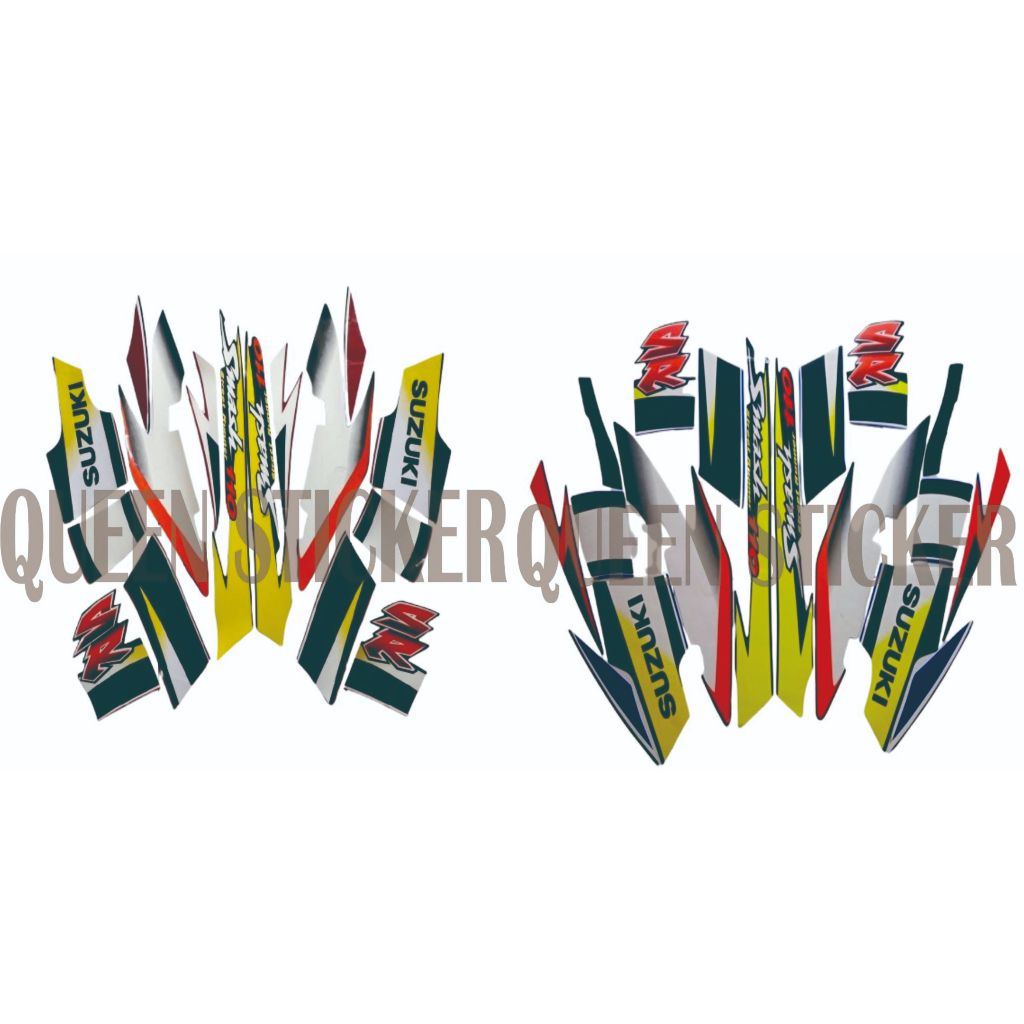 STICKER STRIPPING LIST BODY STANDART SUZUKI SMASH 110R 2005