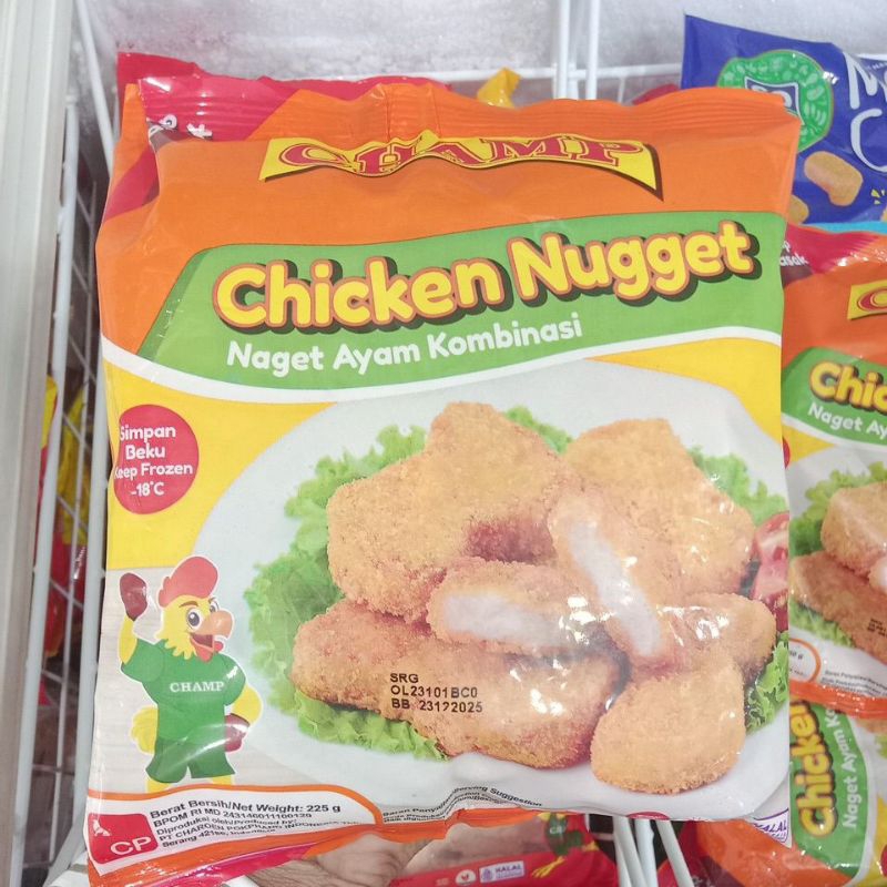 

champ Chicken Nugget Naget Ayam Kombinasi