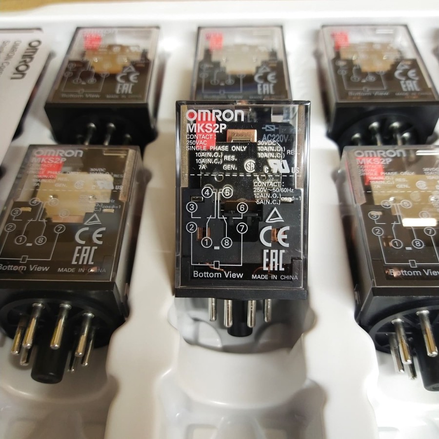 Relay MKS2P 220vac 8pin omron Relay MKS2P 220vac 8pin omron Relay MKS2P 220vac 8pin omron