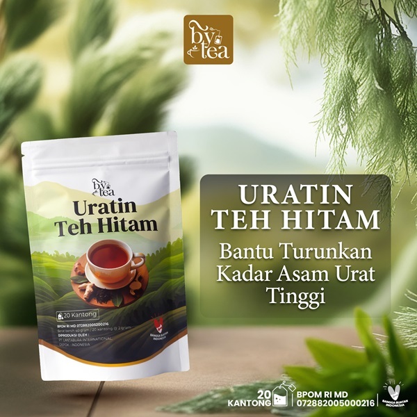 

BYTEA Tea Uratin Teh Hitam Bantu Turunkan Kadar Asam Urat