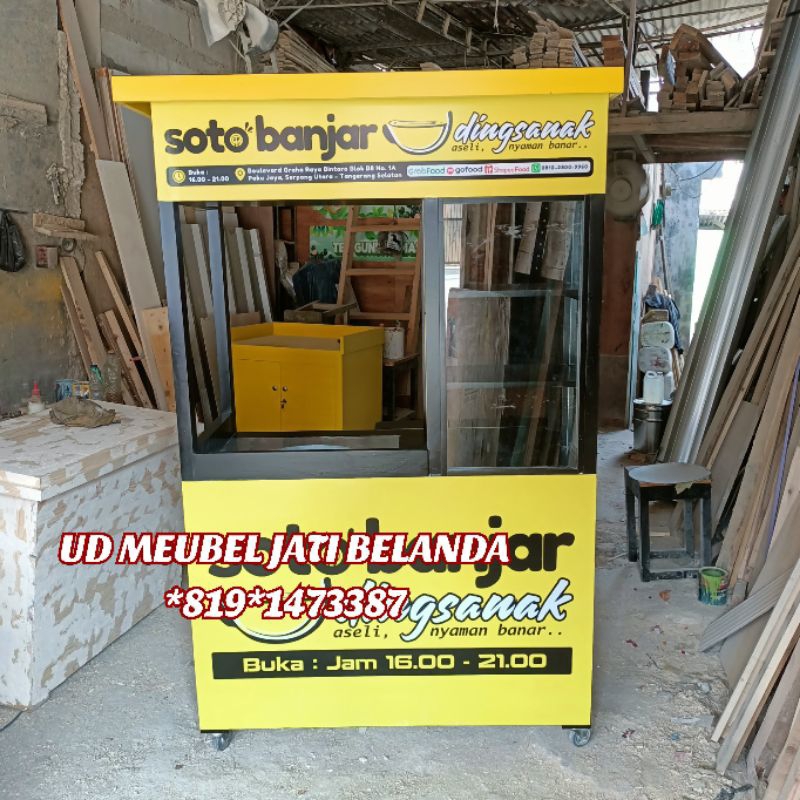 gerobak soto, gerobak bubur, gerobak mie ayam, gerobak bakso