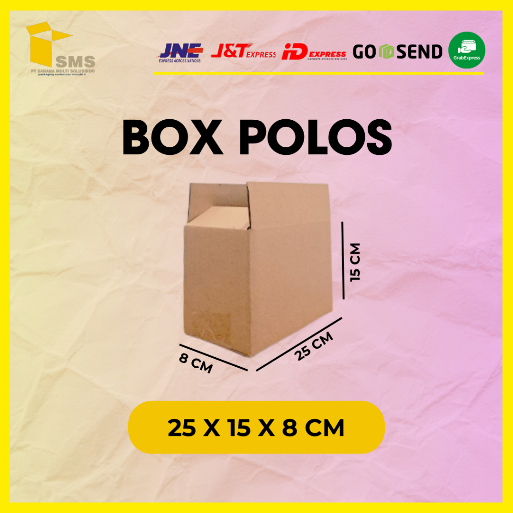 

KARTON BOX / BOX POLOS / KARDUS PACKING UK 25x15x8 cm