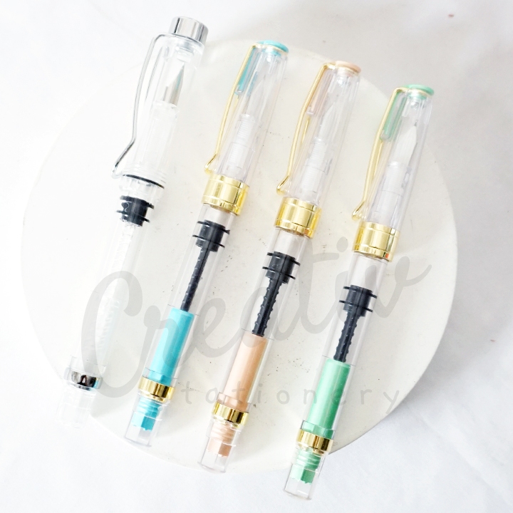 

Ostrich Transparent Fountain Pen Pulpen Tinta Bak Extra Fine 0.5 Mm 0.7 Mm