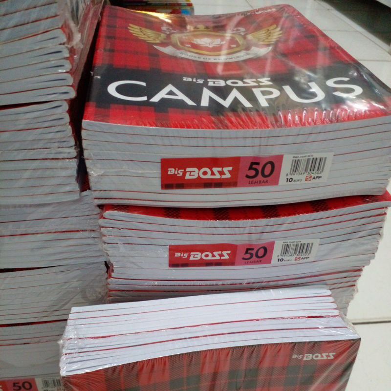buku tulis campus big boss 50 lembar 1 pack