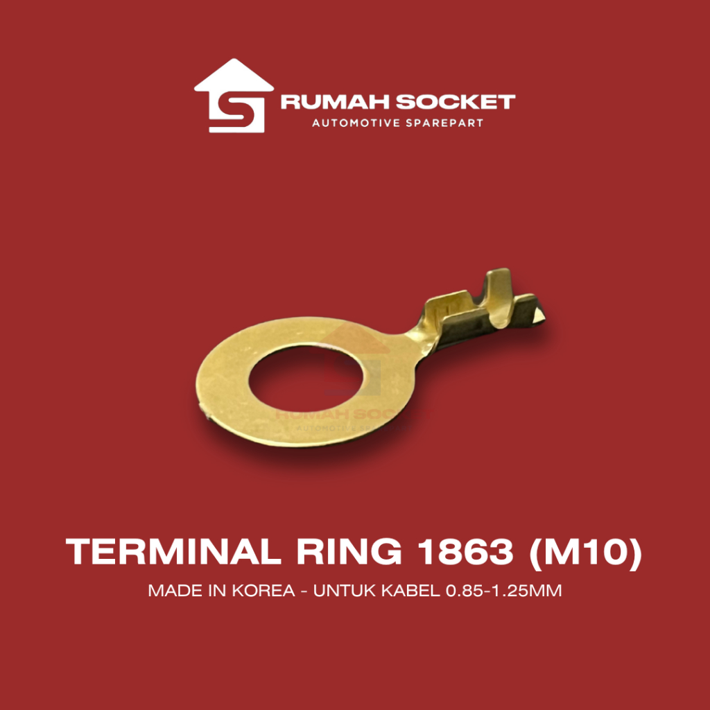 TERMINAL SKUN KONEKTOR RING BAUT 14 M10 GEPENG KOREA