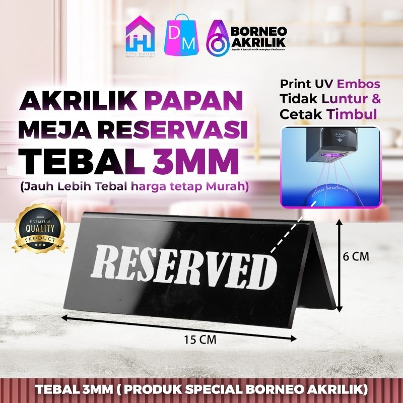 

Papan Reservasi Akrilik Hitam Wadah Brosur Reservasi Perlengkapan Usaha Papan Reservasi Plakat Reservasi Akrilik Stand wadah brosur Dilemashop Indonesia Lifehause Indonesia Borneo Akrilik