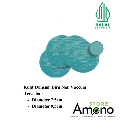 

Kulit Dimsum Gyoza Warna Biru | Halal Murah Vaccum Isi 50 Lembar