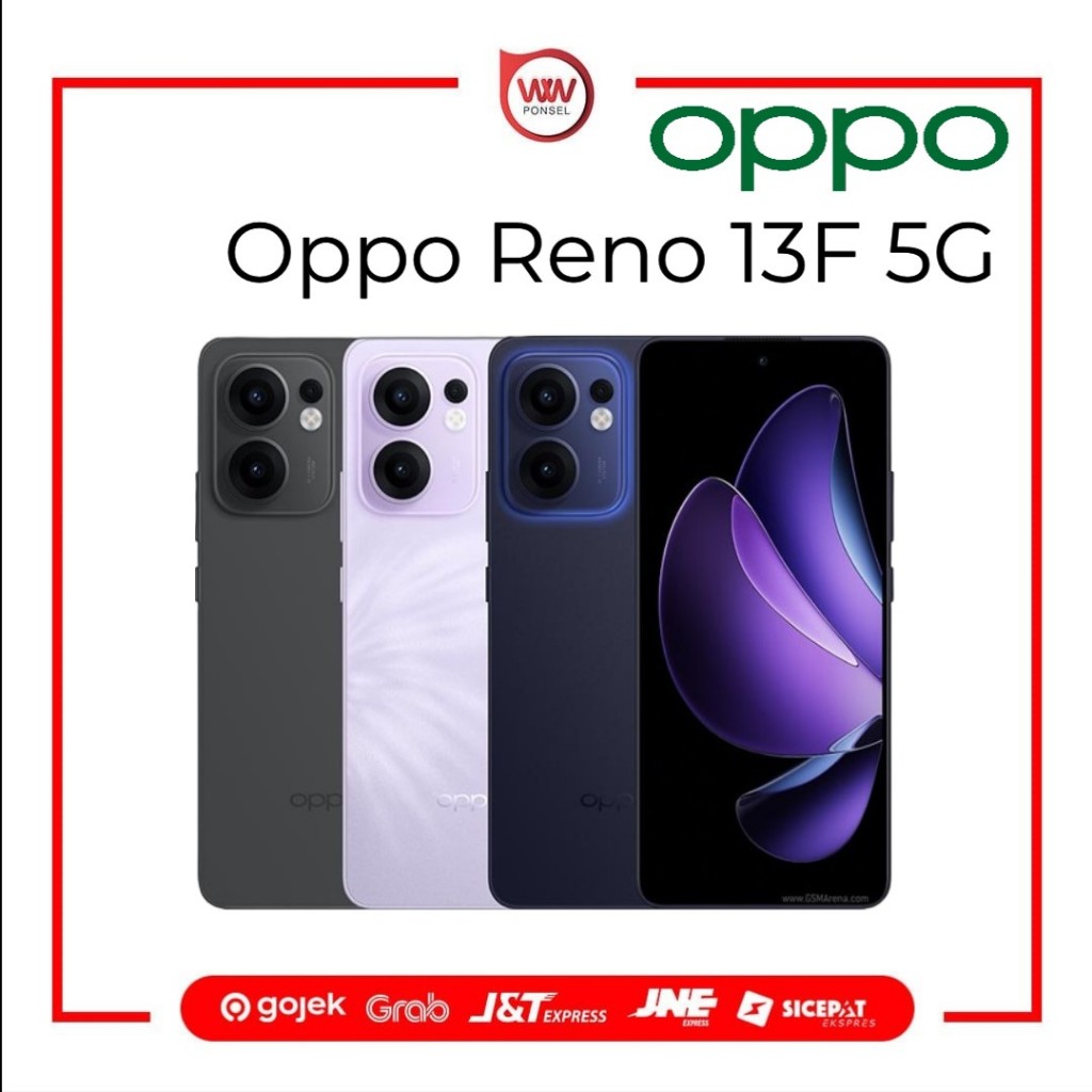 Hp Oppo Reno 13F 5G Ram 12GB Internal 256GB Garansi Resmi