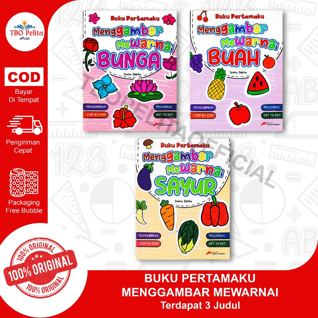 

Buku Pertamaku Menggambar dan Mewarnai PAUD/TK (TERDAPAT 3 JUDUL)