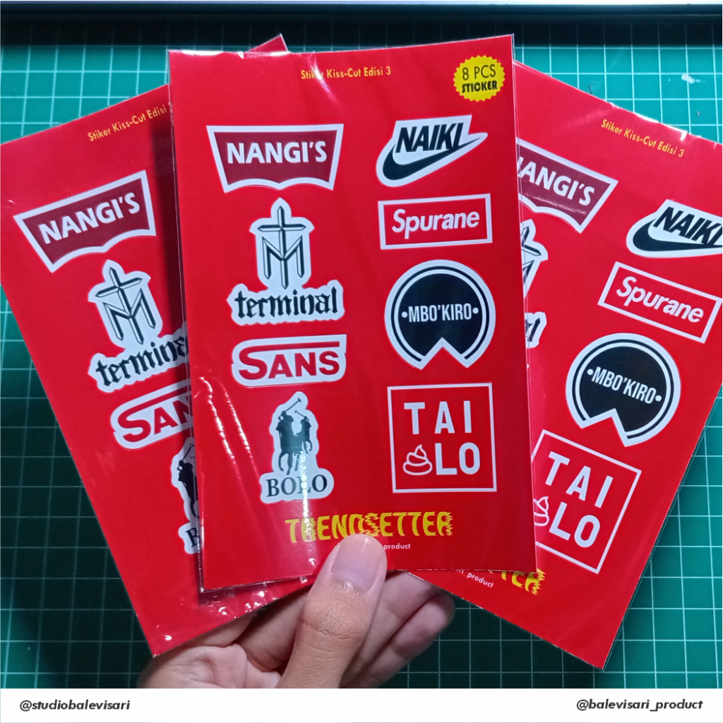 

Stiker Kiss-Cut Edisi 3_Trendsetter