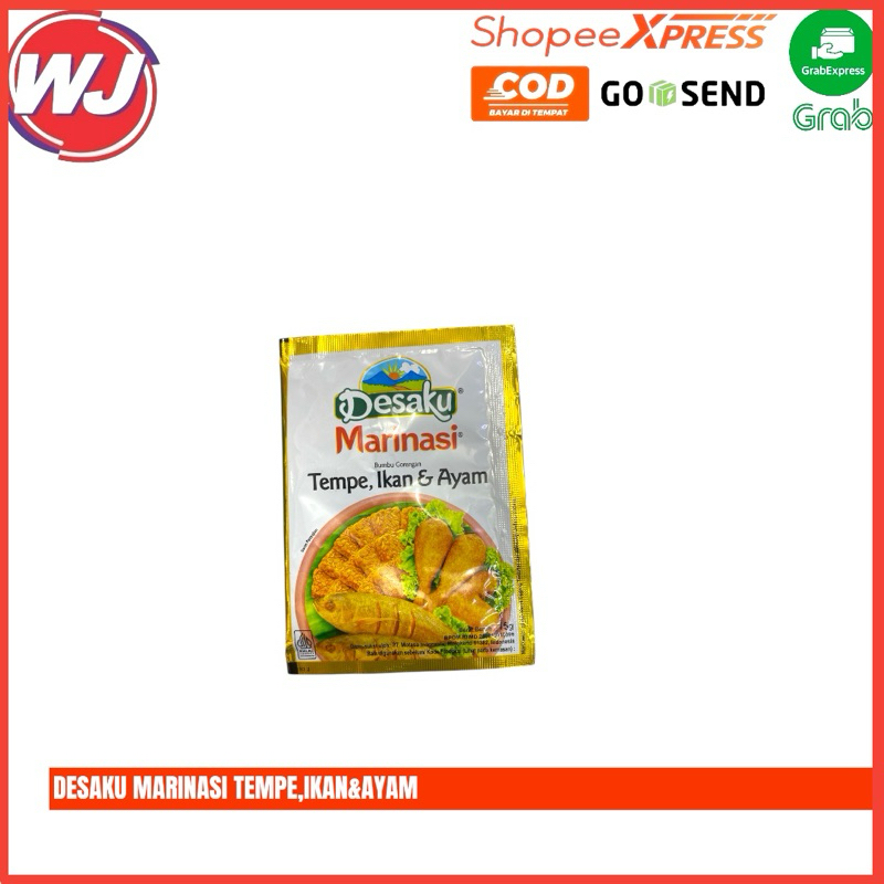 

DESAKU MARINASI TEMPE,IKAN&AYAM 15 GRAM