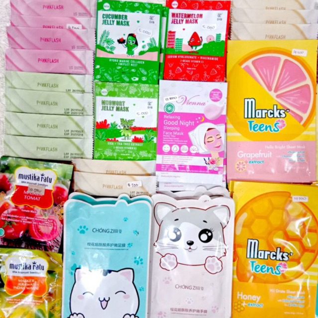 PAKET USAHA Masker Wajah / Face Mask 10pc