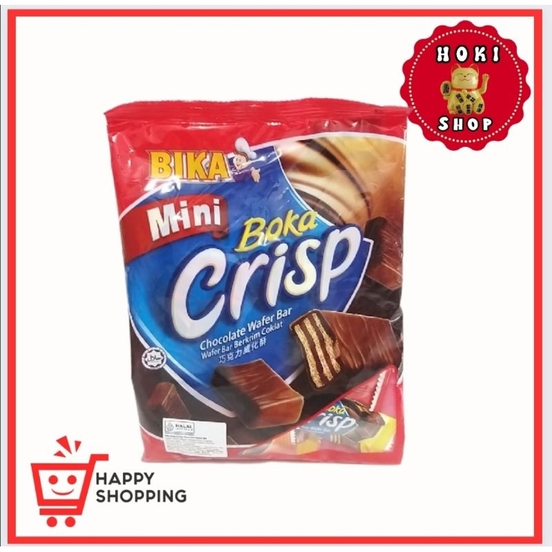 

Wafer Bika Boka Crips 90gr Halal / Snack Import / Bika Mini Boka Crips / Bika Crips / Wafer Coklat