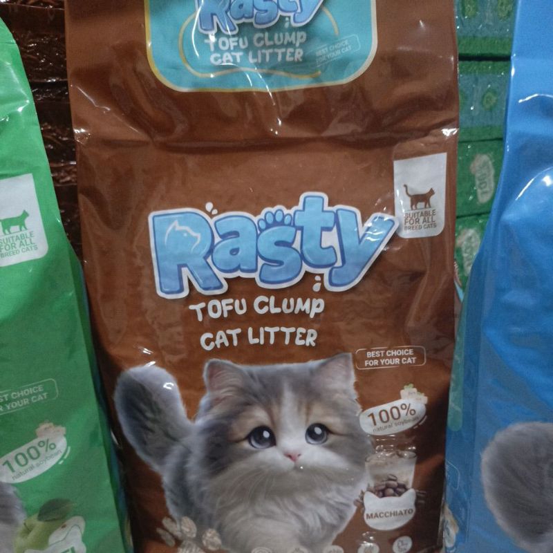 ady78 Pasir tofu Rasty 8 liter tofu clump cat liter tofu 8 liter promo