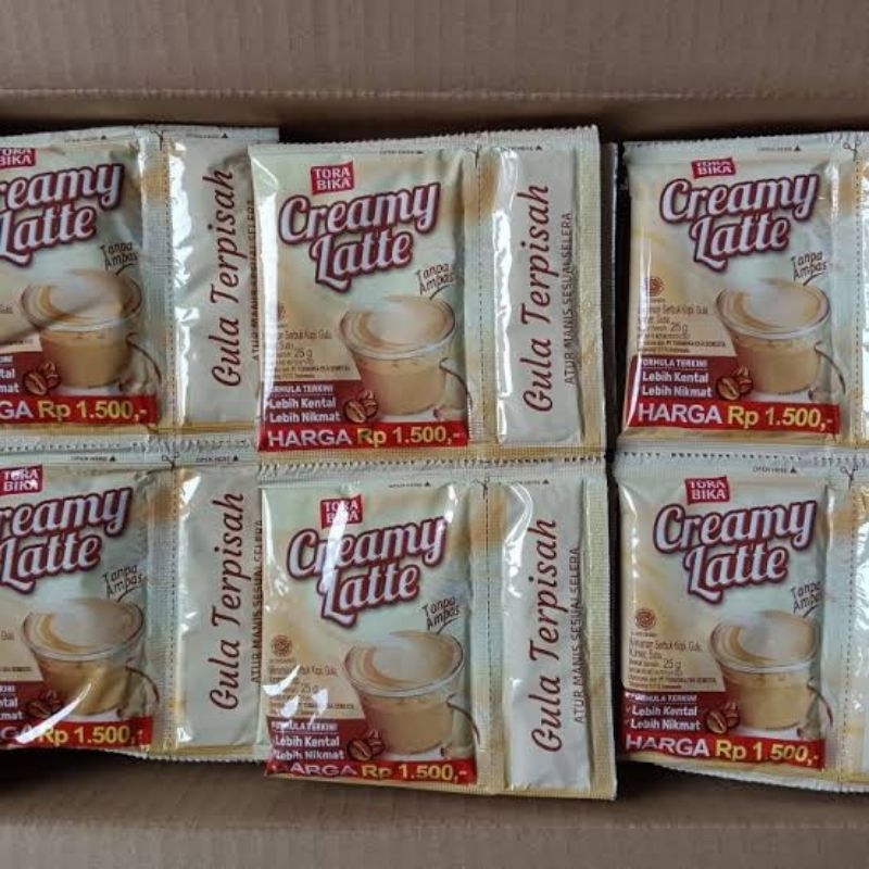 

KOPI INSTANT TORABIKA CREAMY LATTE 1 RENCENG ISI 10x25g