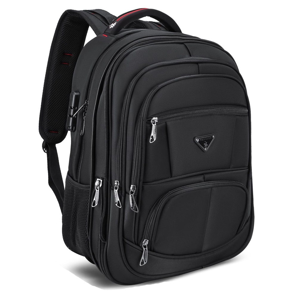 POLO SUPER Tas Pria Ransel Laptop 20 inc Expanding Jumbo Size Ransel Mudik Import Tas Travel Polo