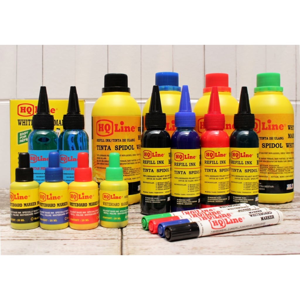 

HJK Tinta Isi Ulang Spidol White Board HQ Line 100 ml (BISA DIHAPUS)