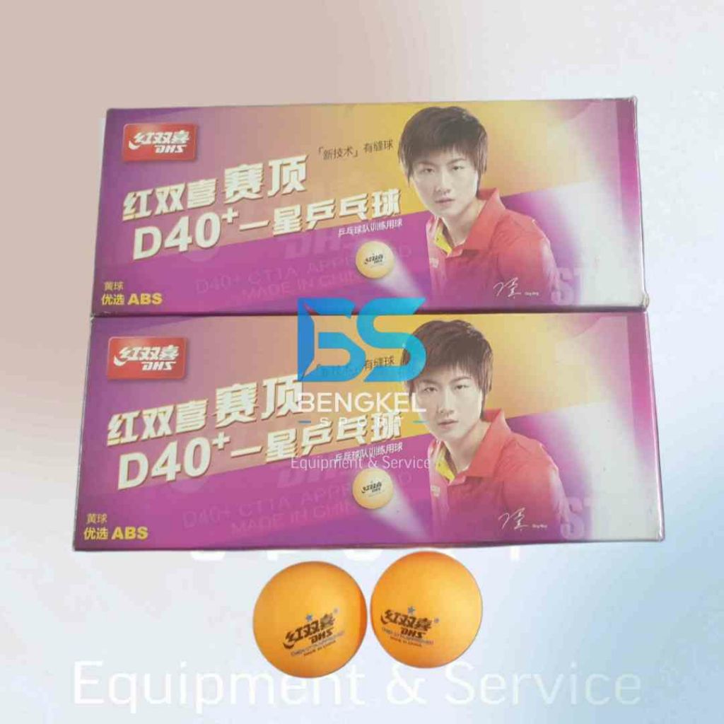 Bola Pingpong / Tenis Meja DHS 40+, 1 Star / Bintang Satu, Original