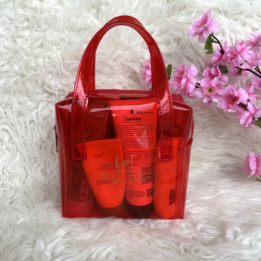 Souvenir Carry Pouch Mika Jelly Dompet Kosmetik Ukuran Besar Mewah Custom Design Logo