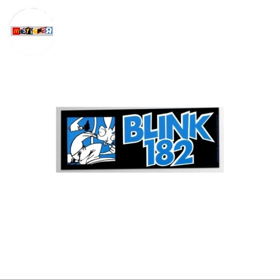 

sticker band Blink 182 bunny logo stiker pop punk rock melodik